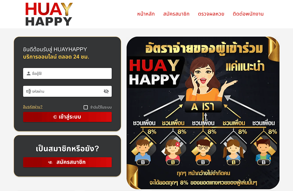 HUAYHAPPY หน้าแรก