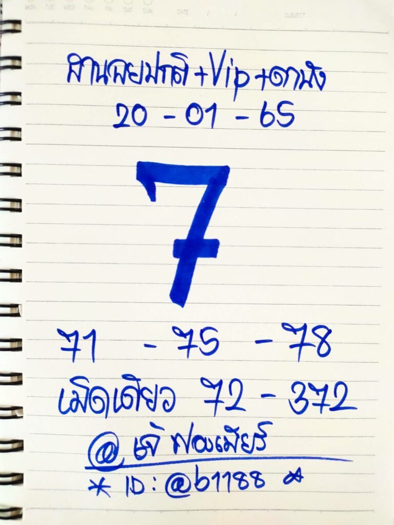 ภาพเลขเด็ดเจ๊ฟองเบียร์ หวยฮานอยปกติ+VIP+ดานัง 20-1-65 