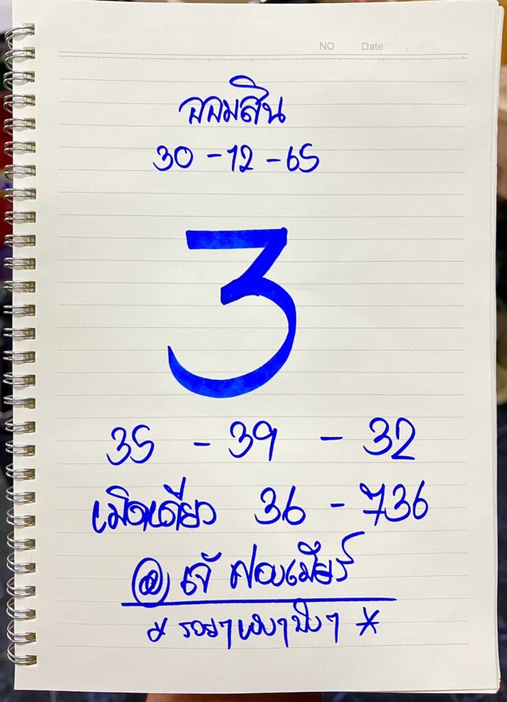 เลขเด็ด หวยออมสินงวดนี้ เจ้ฟองเบียร์ งวดวันที่ 30/12/65